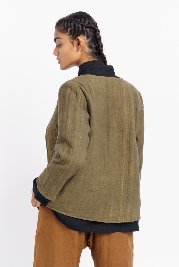 Olive organic cotton Jacket, small sustainable clothing brands, sustainable clothing brands, pure organic cotton clothing, where to buy organic cotton clothes, all cotton women's clothing, cotton clothes online, 100 cotton women's clothing, soft cotton clothes for women's, minimalist clothing women, minimalist store clothes