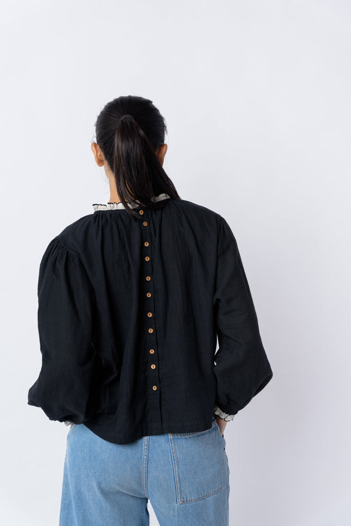 Black floaty top, sustainable wear, top 10 sustainable clothing brands, organic fabrics for clothing, organic summer dresses, organic cotton clothing companies, sustainable cotton clothing, ethical women's shoes, ethically made women's clothing, minimalist fashion designers, minimalist fashion women