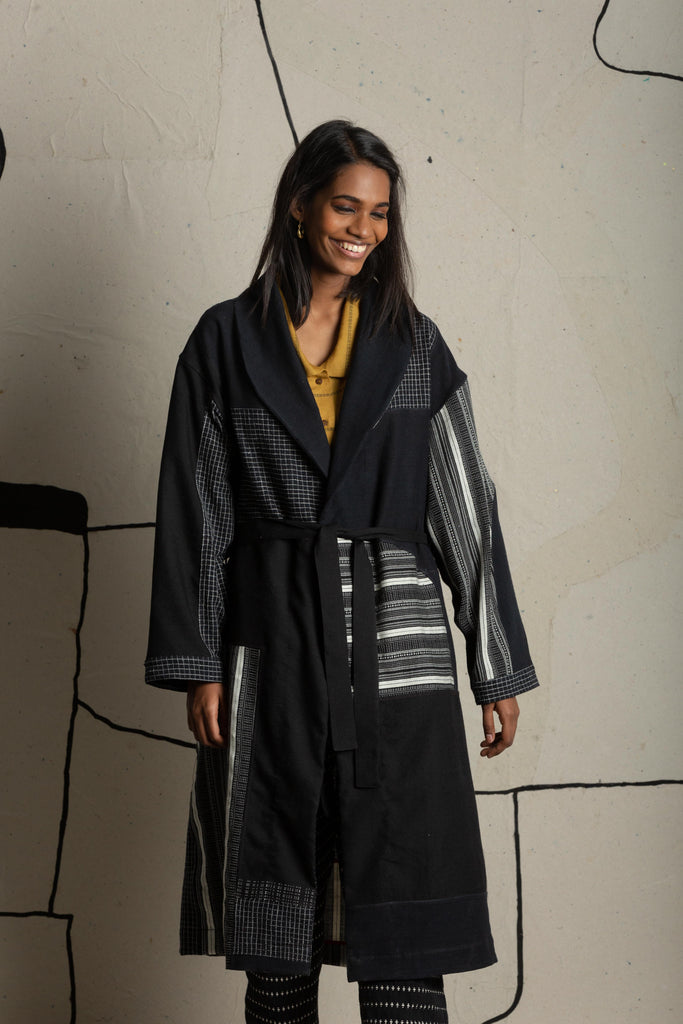 Reversible patch-work jacket, eco friendly clothing stores, eco friendly fashion collection, organic jackets women's, women's organic dresses, clothing and accessories store, clothing brands, earthy women's clothes, eco friendly women's clothing, classic casual wardrobe, classic casual women's clothing